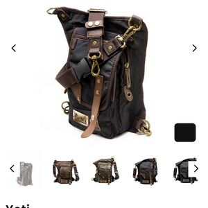 Yeti Black and Brown UNISEX Bag